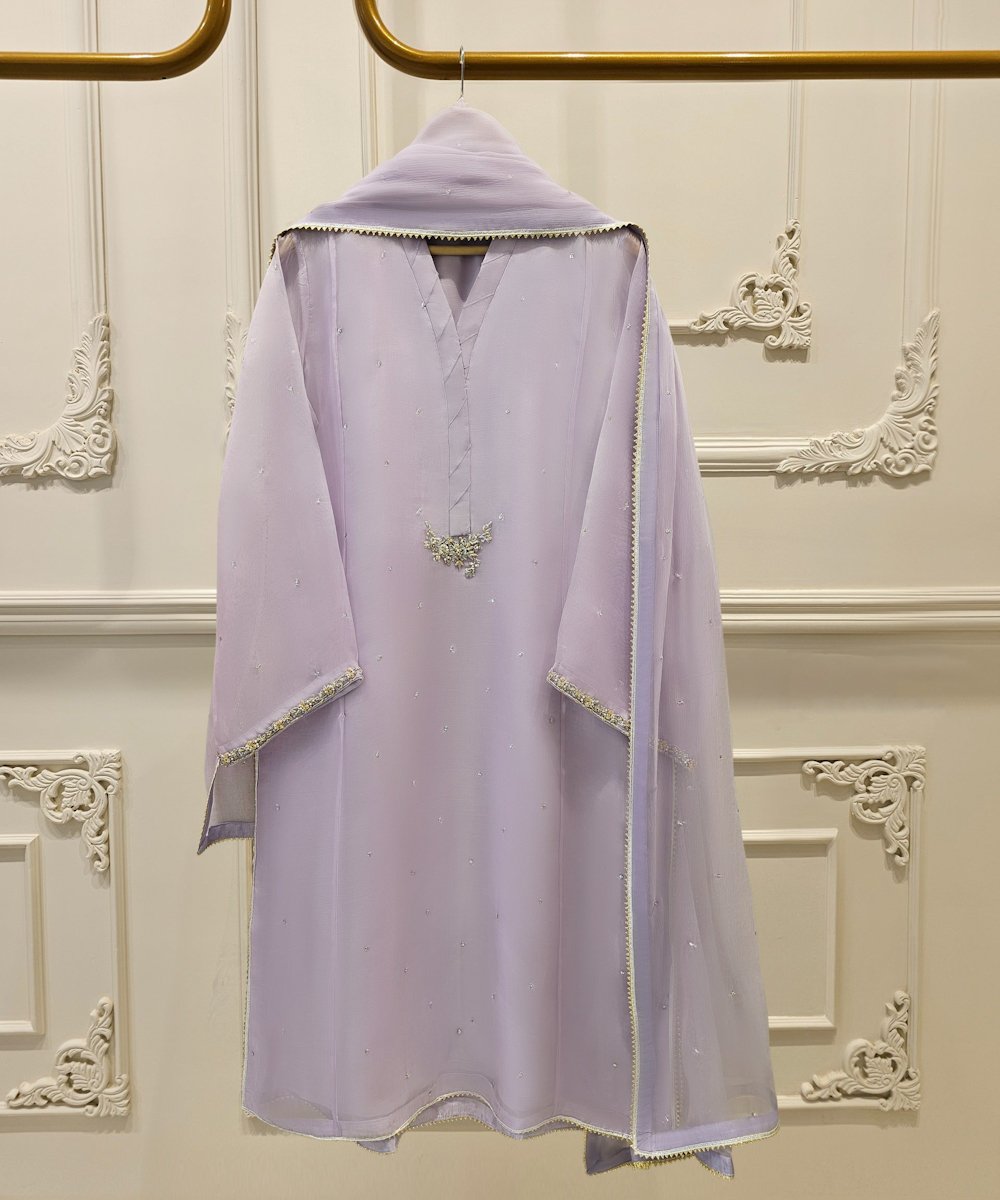 3 Pieces Embroidered Dress