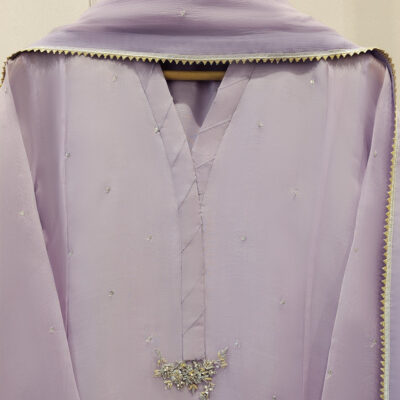 3 Pieces Embroidered Dress