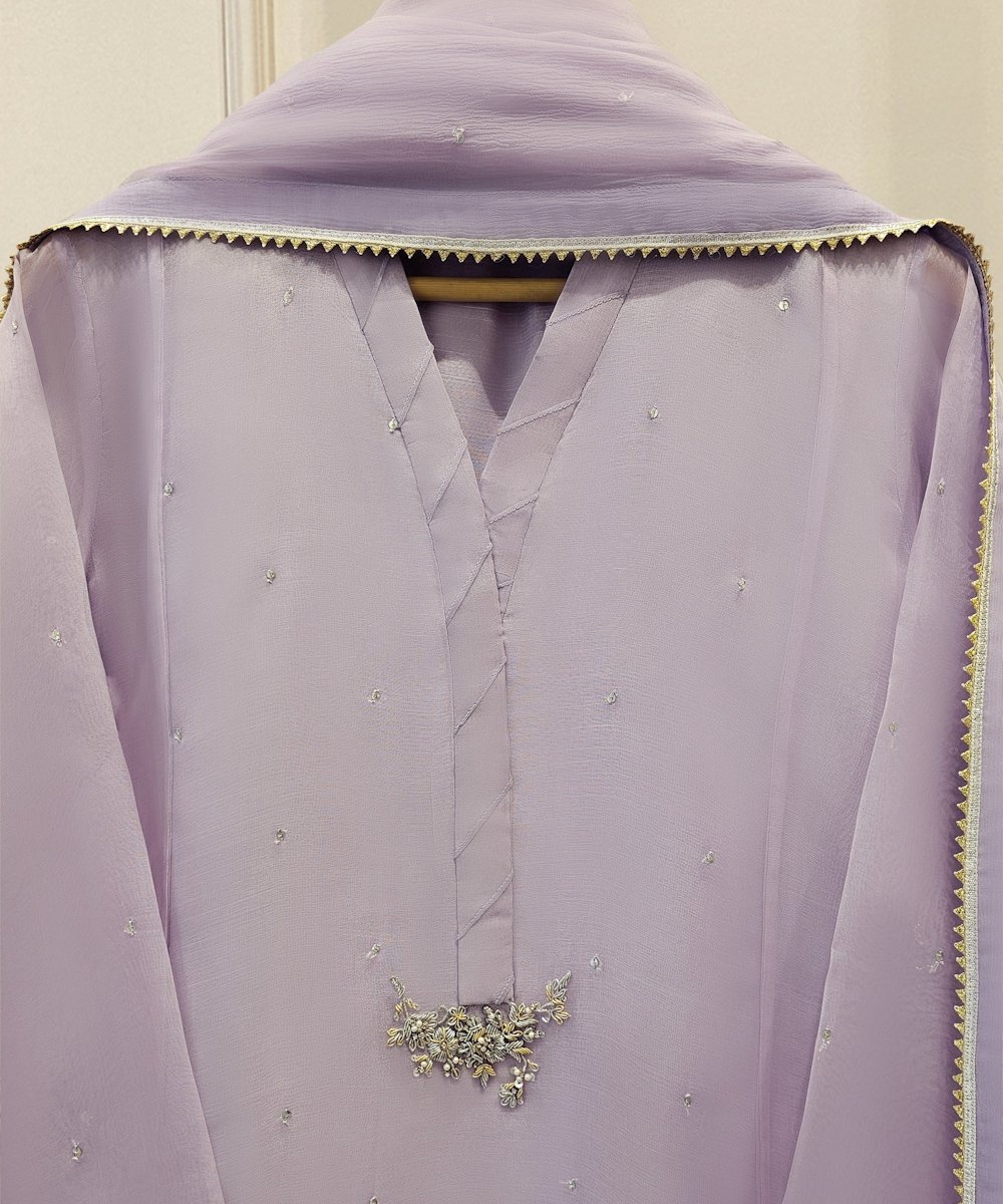 3 Pieces Embroidered Dress - Image 2